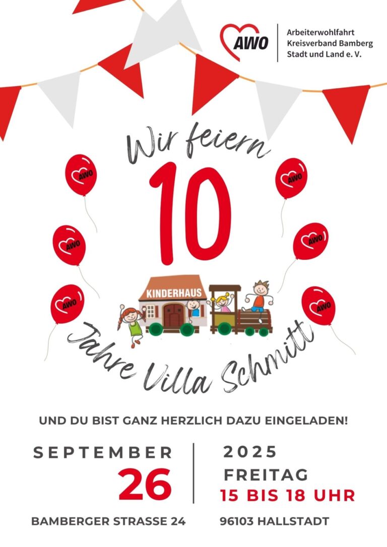 Einladung Jubiläumsfeier Villa Schmitt